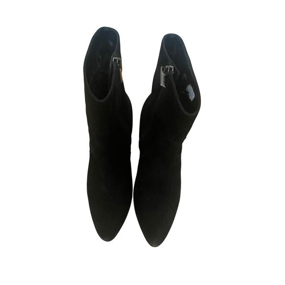 Aquatalia by Marvin K Black Suede Booties Size 7.5 - Picture 2 of 5